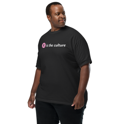 K is the Culture Unisex Heavyweight T-shirt - Metro Shop