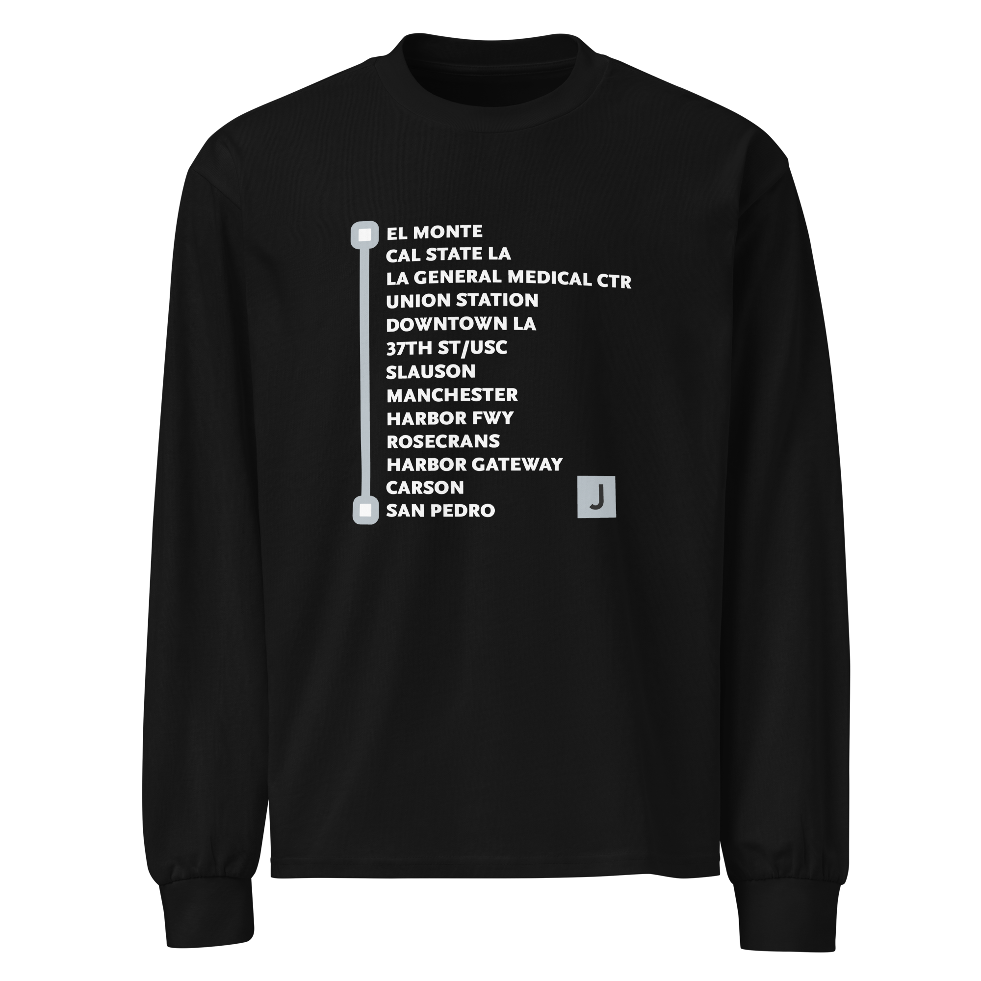 6973 Black Long Sleeve T-Shirt