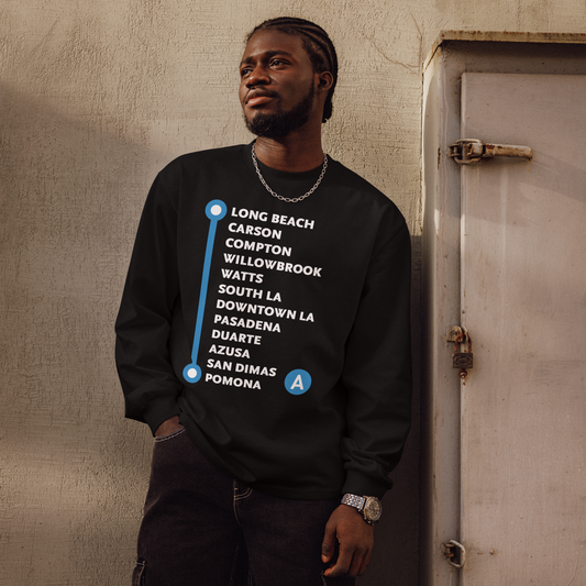 A Line Neighborhoods Unisex Raglan Hoodie