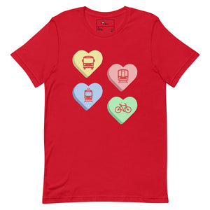 Valentine's Day Transit Unisex T-Shirt