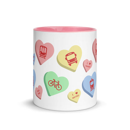 Multimodal Transit Hearts Mug