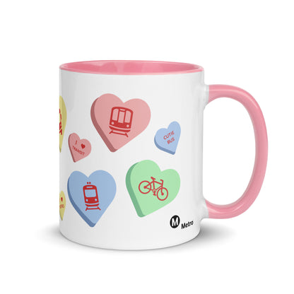 Multimodal Transit Hearts Mug