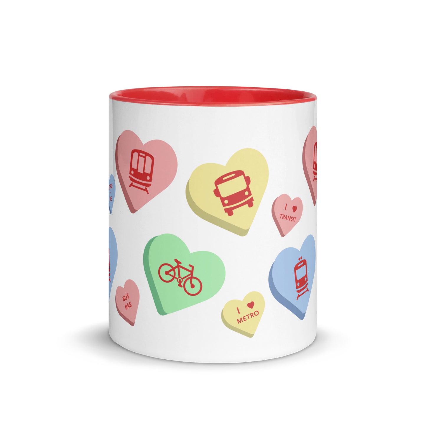 Multimodal Transit Hearts Mug