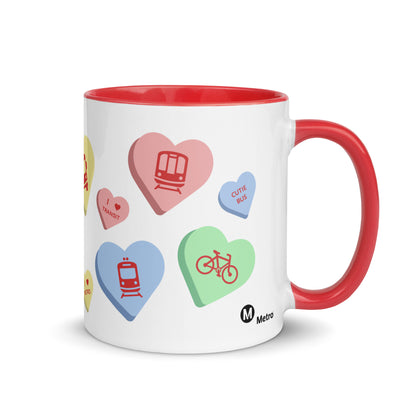 Multimodal Transit Hearts Mug