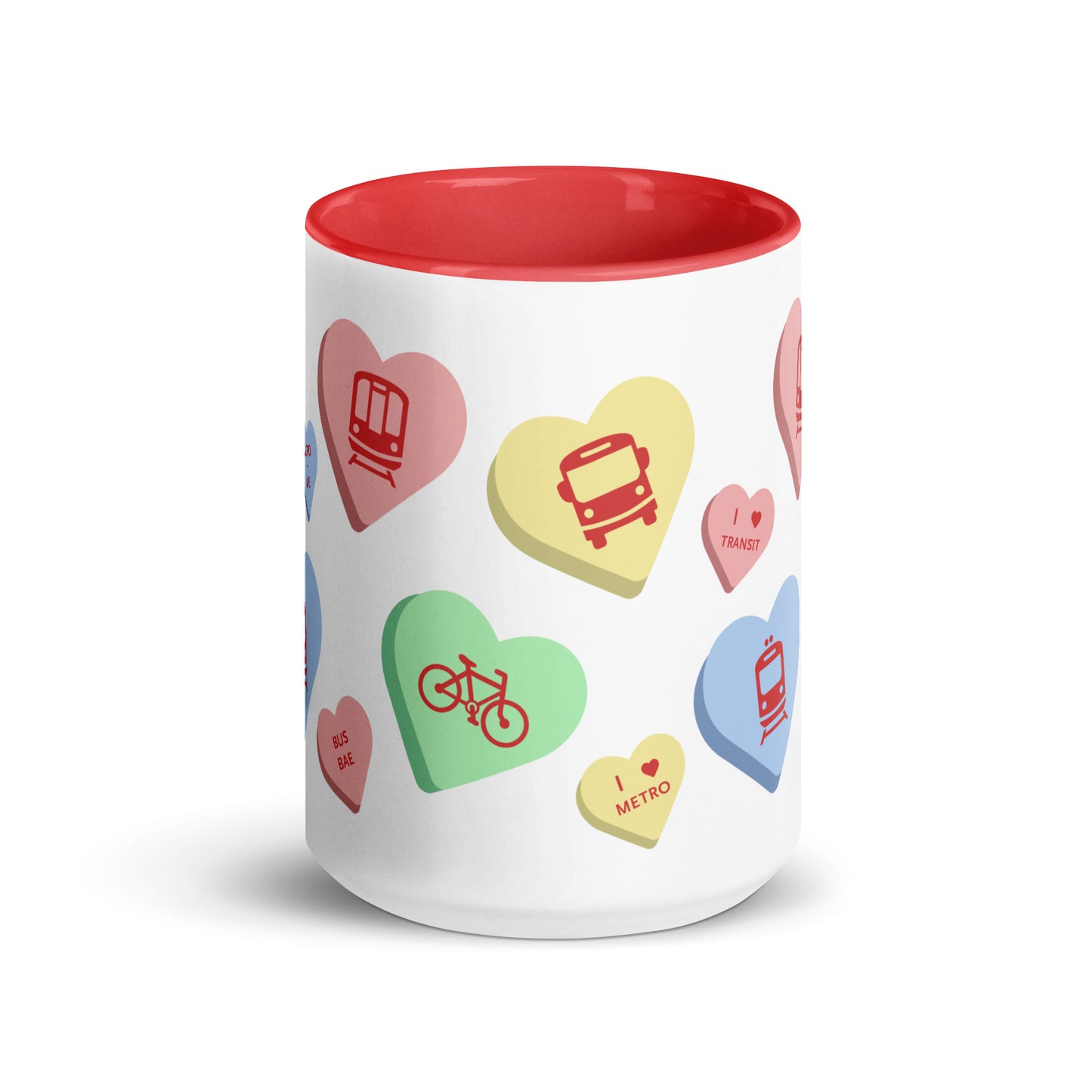 Multimodal Transit Hearts Mug