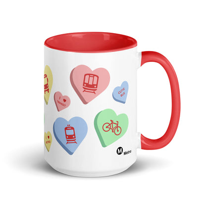 Multimodal Transit Hearts Mug