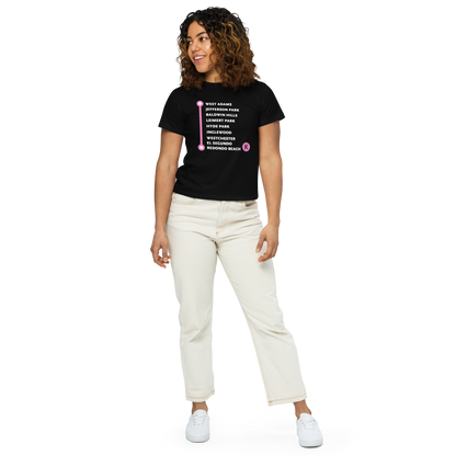 K Line Neighborhoods Women’s High-Waisted T-Shirt
