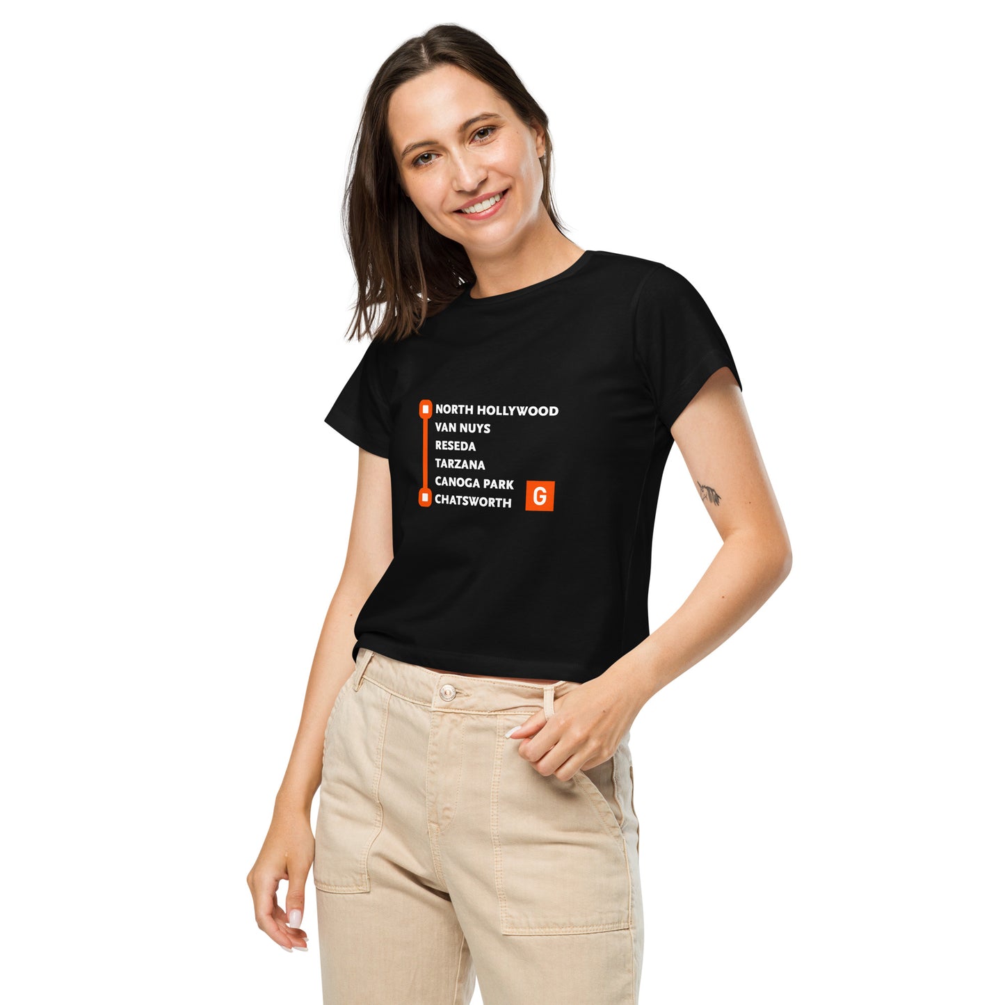 G Line Neighborhoods Women’s High-Waisted T-Shirt