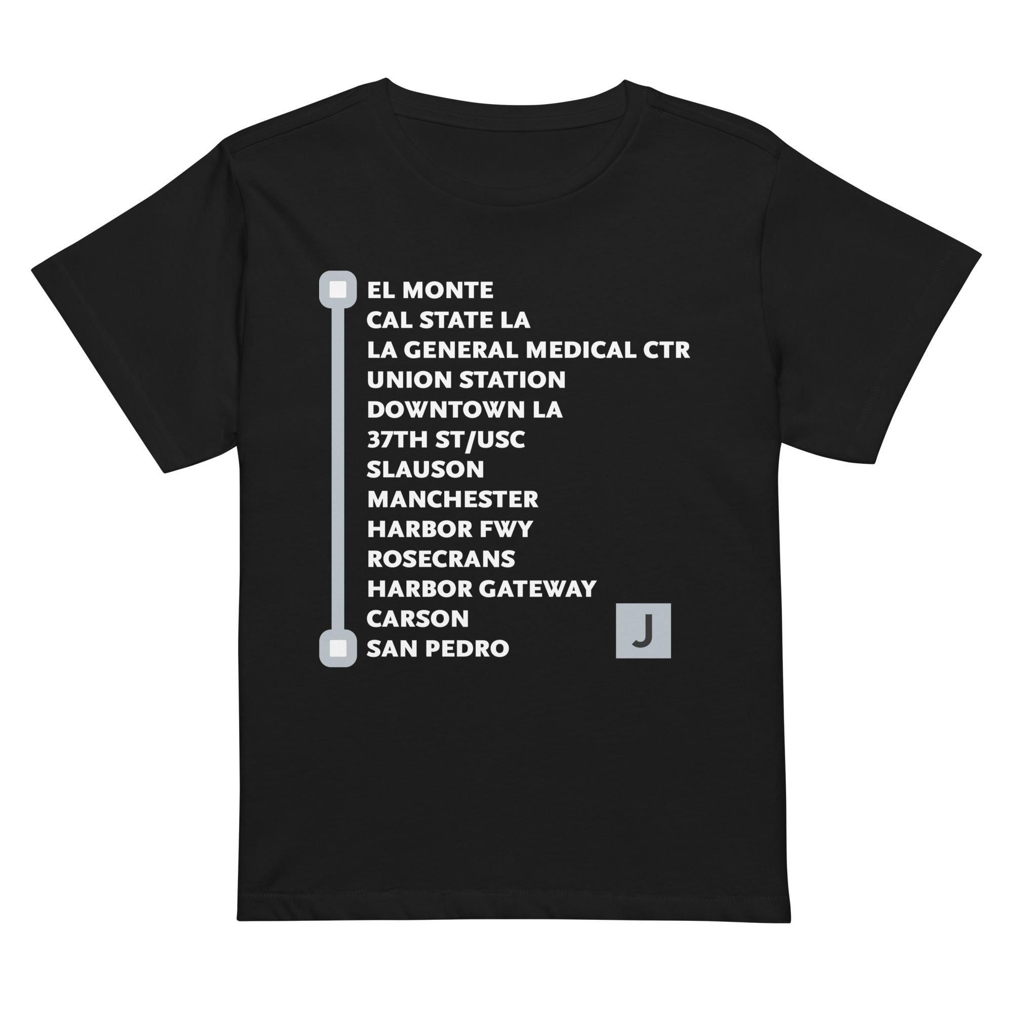 J Line Neighborhoods Women’s High-Waisted T-shirt – Metro Shop