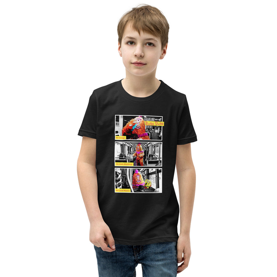 Kids Rude Dude Comic T-Shirt