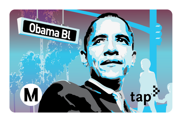 Obama Boulevard Collector's TAP Card