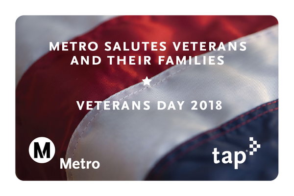 Veteran's Day 2018 Collector's TAP Card
