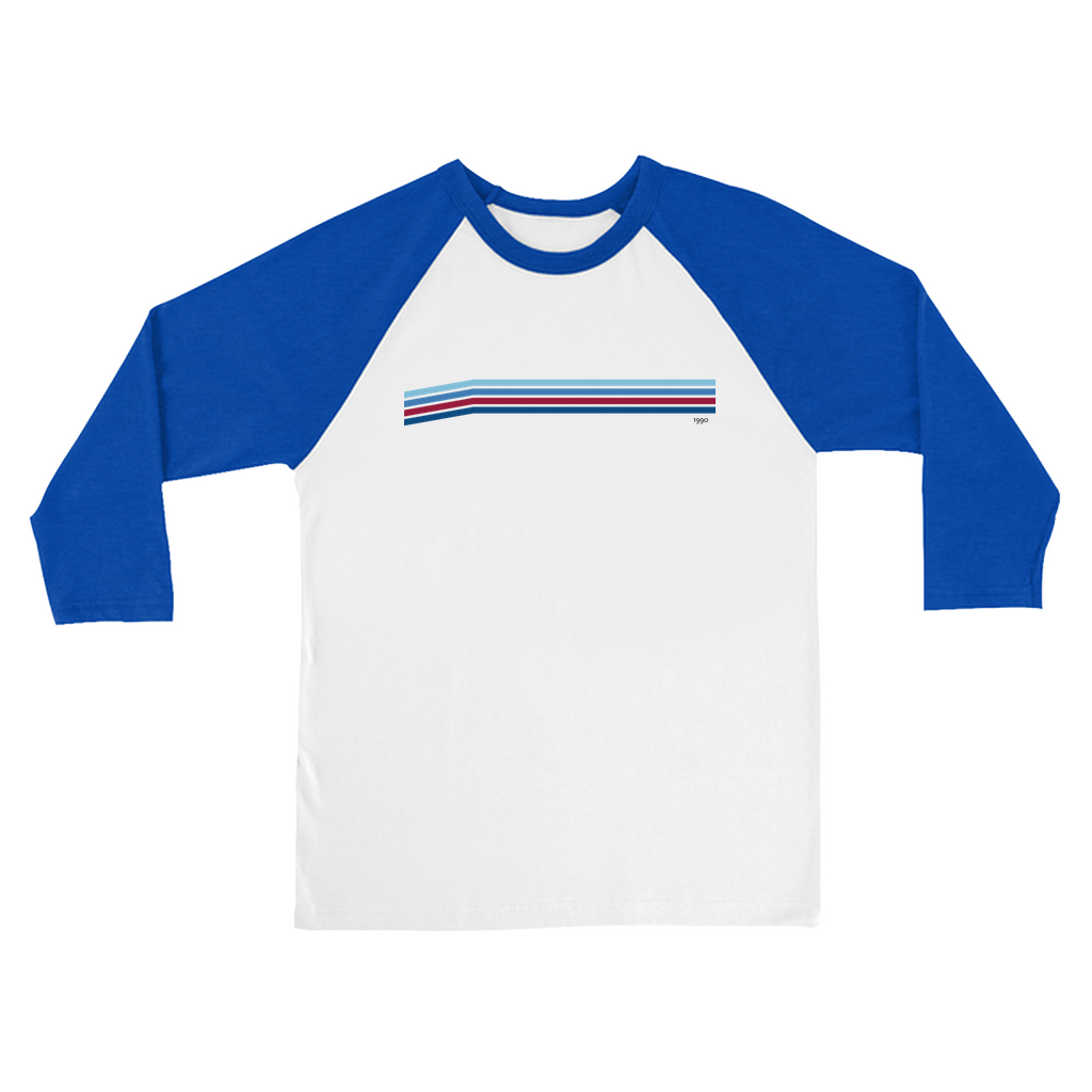 White blue online line shirt