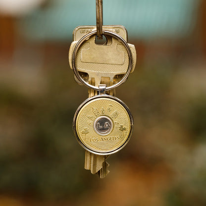 Old-School Transit Token Keychain