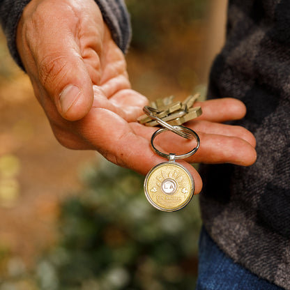 Old-School Transit Token Keychain