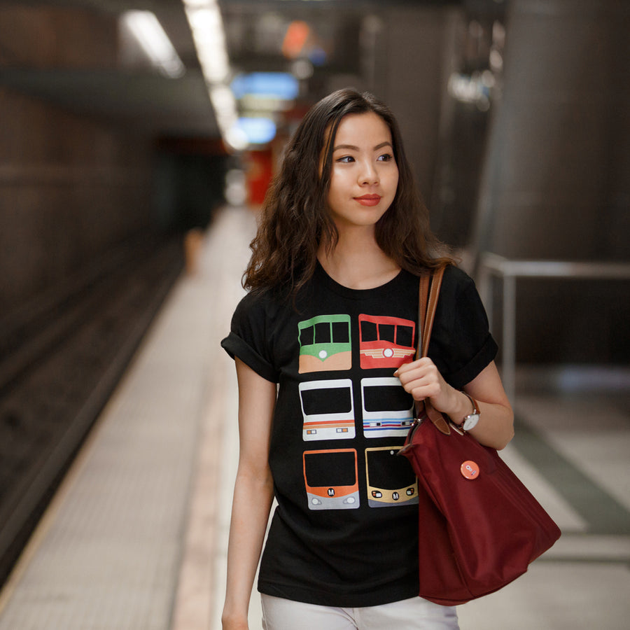 Metro Past and Present Short-Sleeve Unisex T-Shirt - Metro Shop
