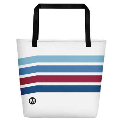 Blue Line Vintage Beach Bag - Metro Shop