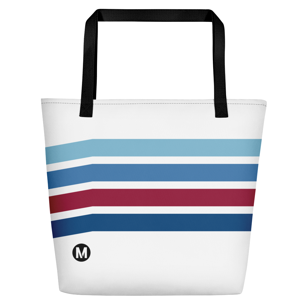 Blue Line Vintage Beach Bag - Metro Shop