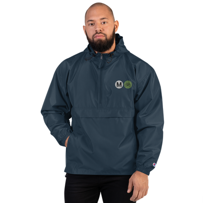 Metro Bike Embroidered Champion Men's Packable Jacket - Metro Shop