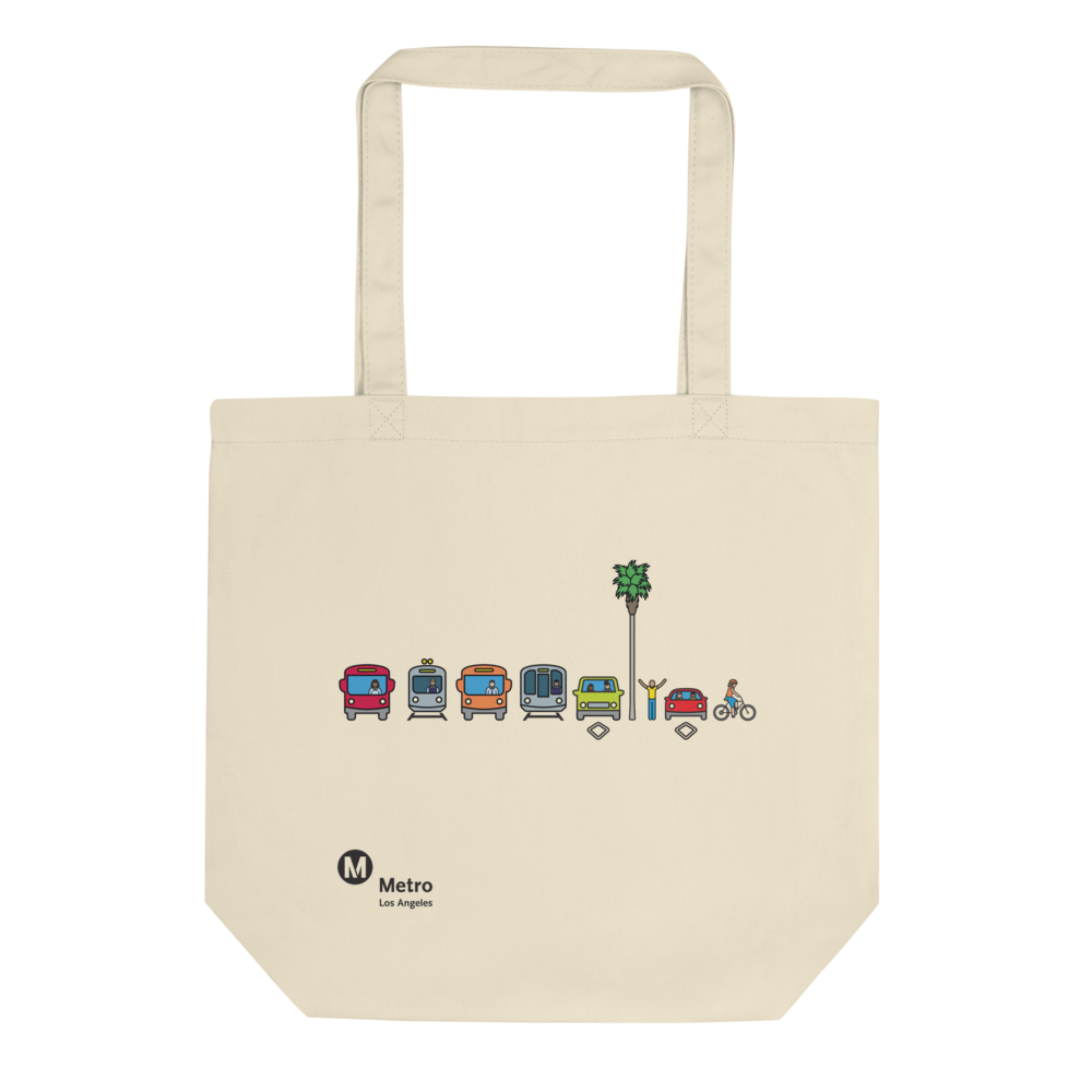 Multimodal Icon Eco Tote Bag - Metro Shop