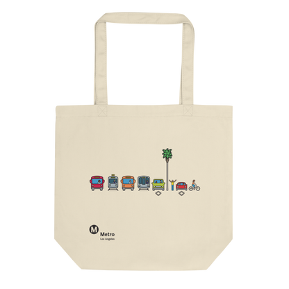 Multimodal Icon Eco Tote Bag - Metro Shop