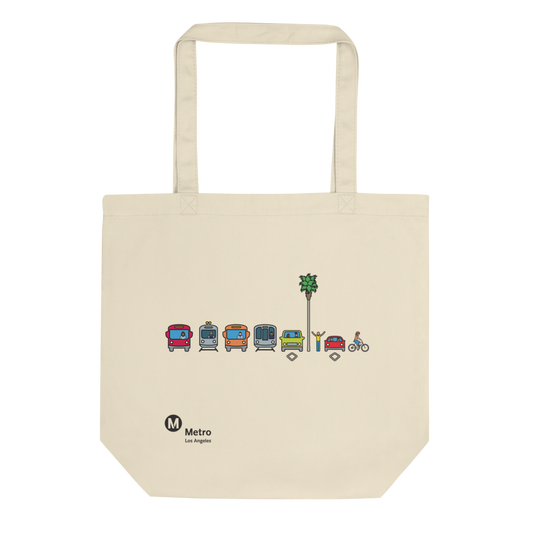 Multimodal Icon Eco Tote Bag - Metro Shop