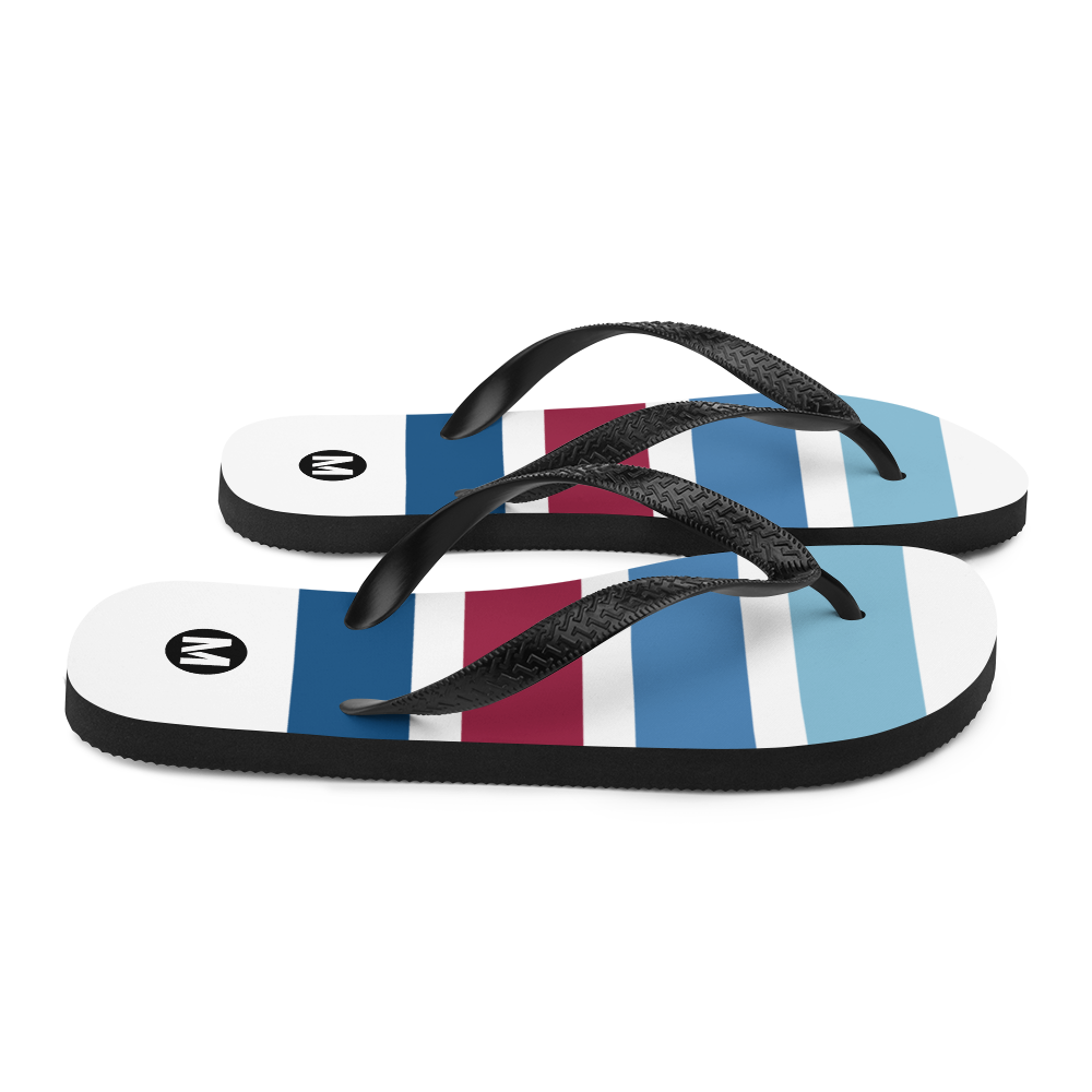 Blue Line Vintage Flip-Flops - Metro Shop