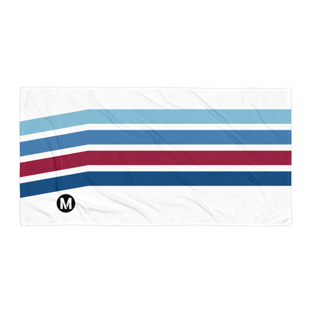 Blue Line Vintage Towel - Metro Shop