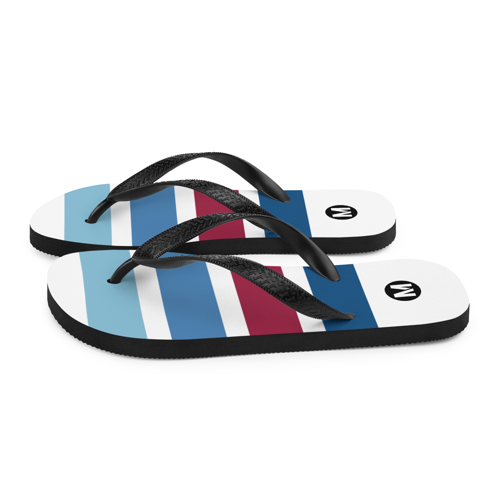 Blue Line Vintage Flip-Flops - Metro Shop