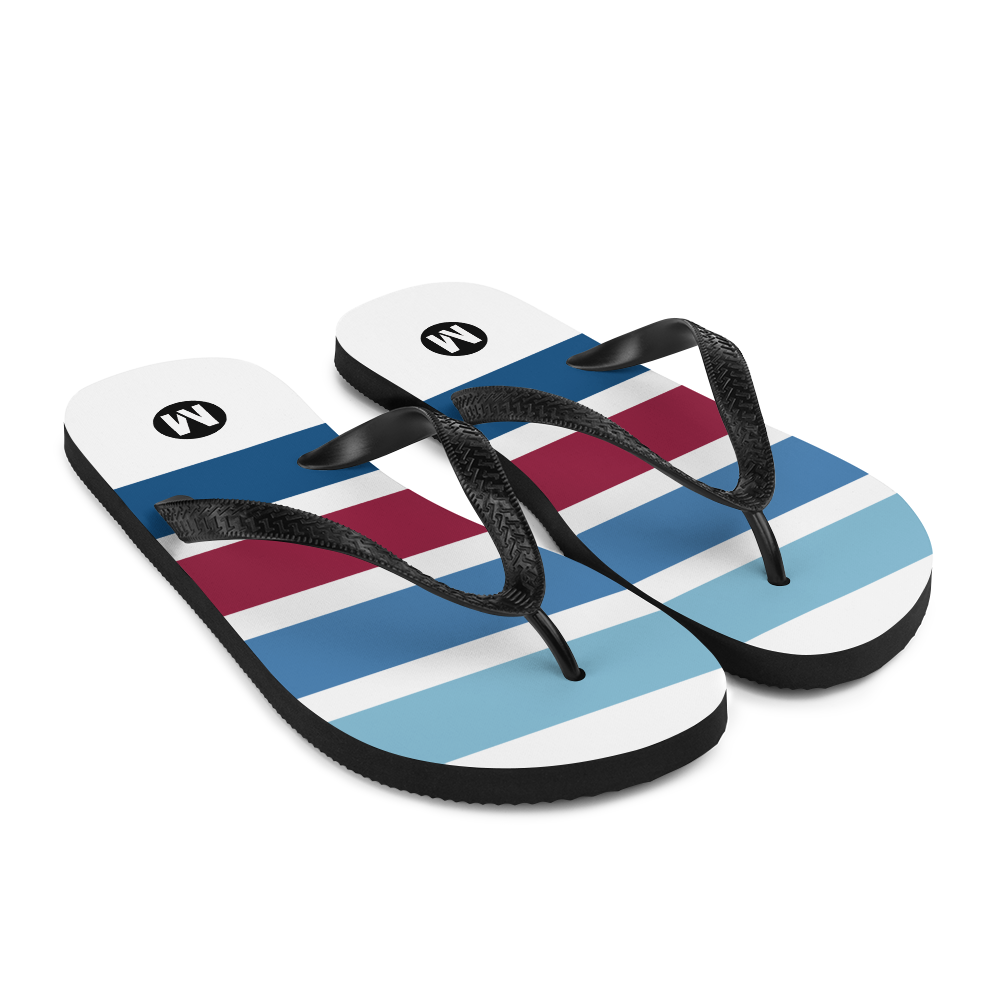 Blue Line Vintage Flip-Flops - Metro Shop