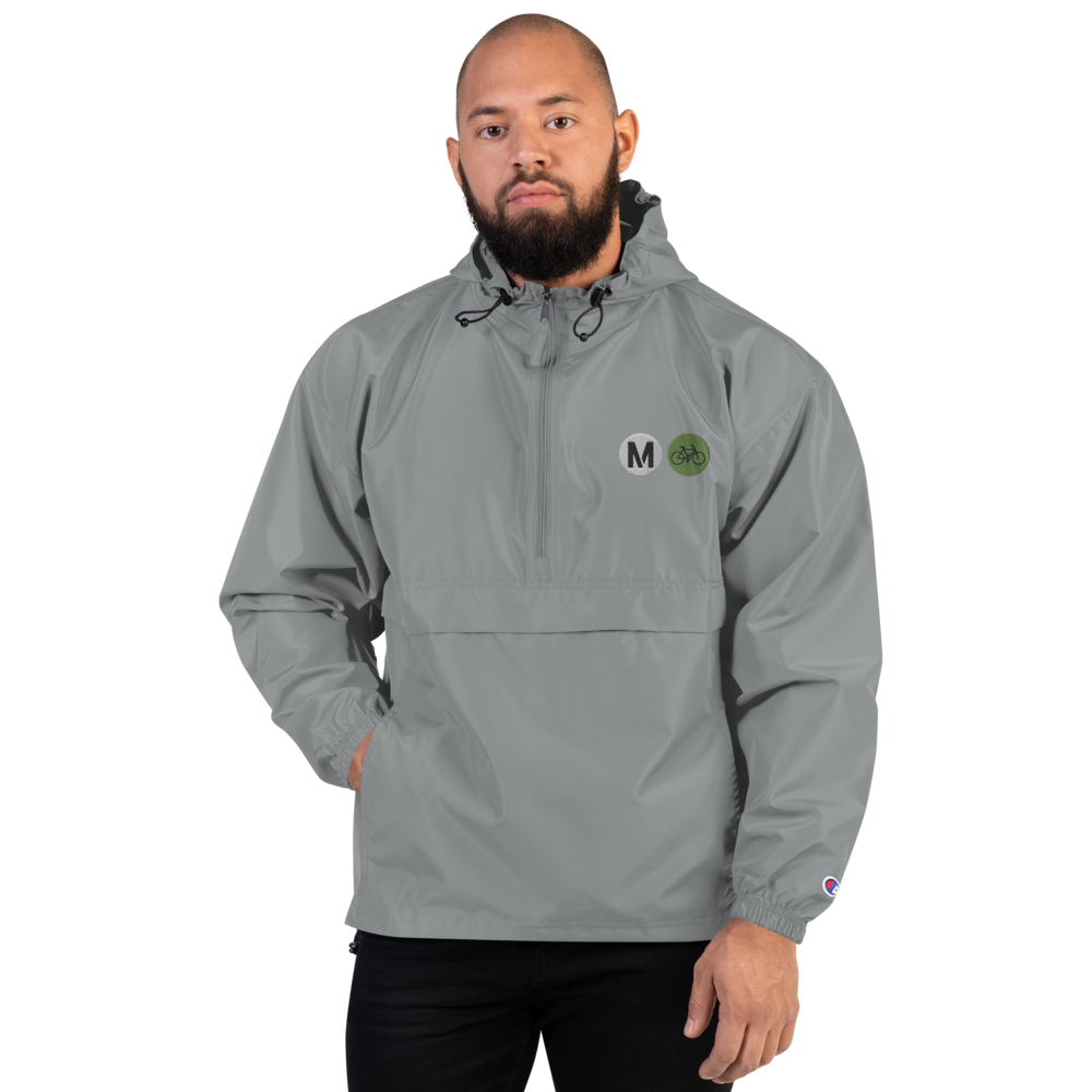 Metro Bike Embroidered Champion Men's Packable Jacket - Metro Shop