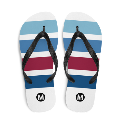 Blue Line Vintage Flip-Flops - Metro Shop