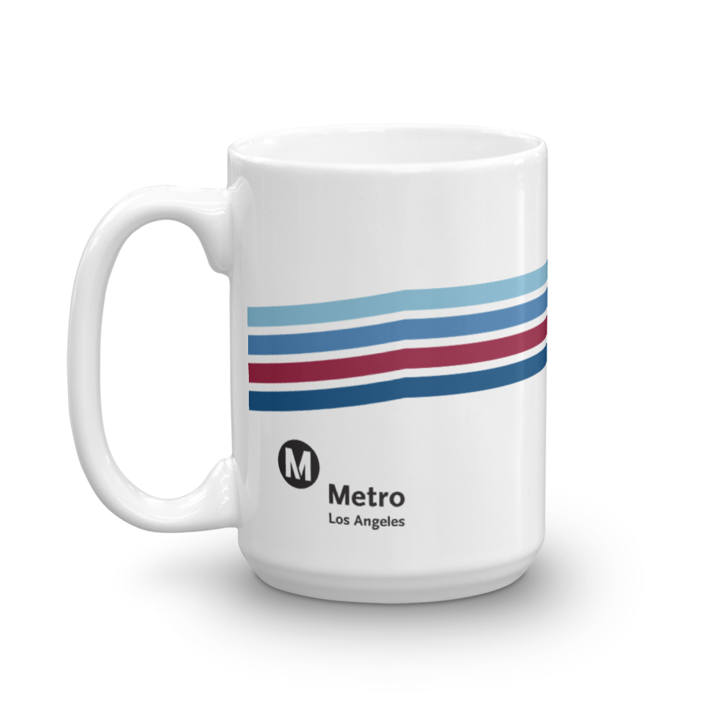 Blue Line Vintage Mug - Metro Shop