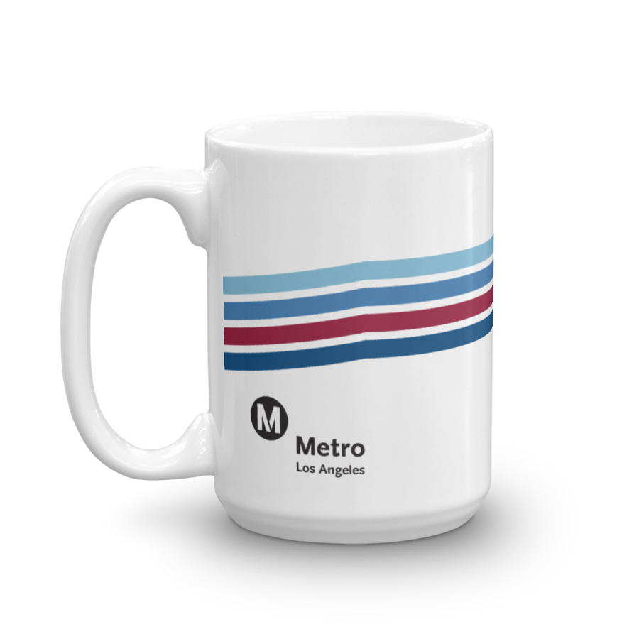 Blue Line Vintage Mug - Metro Shop